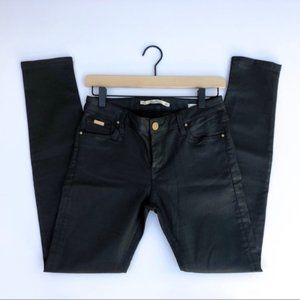 Zara Coated Denim Jeans NWOT